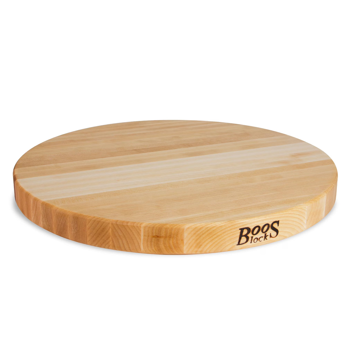 Maple Wood Round Cutting Board, 18" x 18" x 1.5" U7678