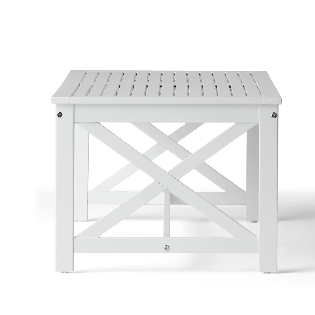 White Acacia Wood Coffee Table M67990