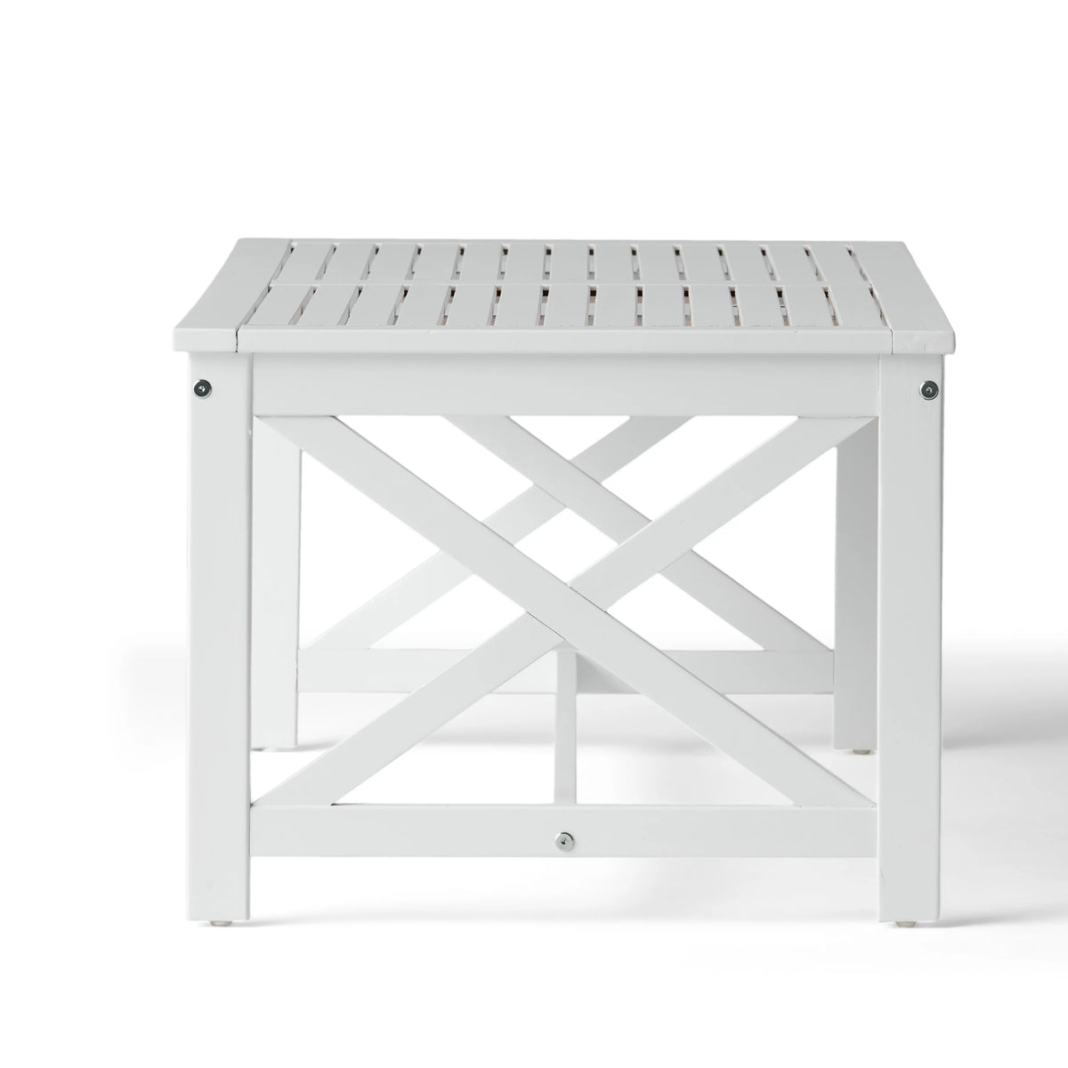 White Acacia Wood Coffee Table M67990
