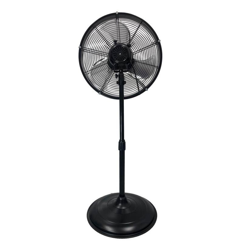 Black Oscillating Pedestal Fan L38344