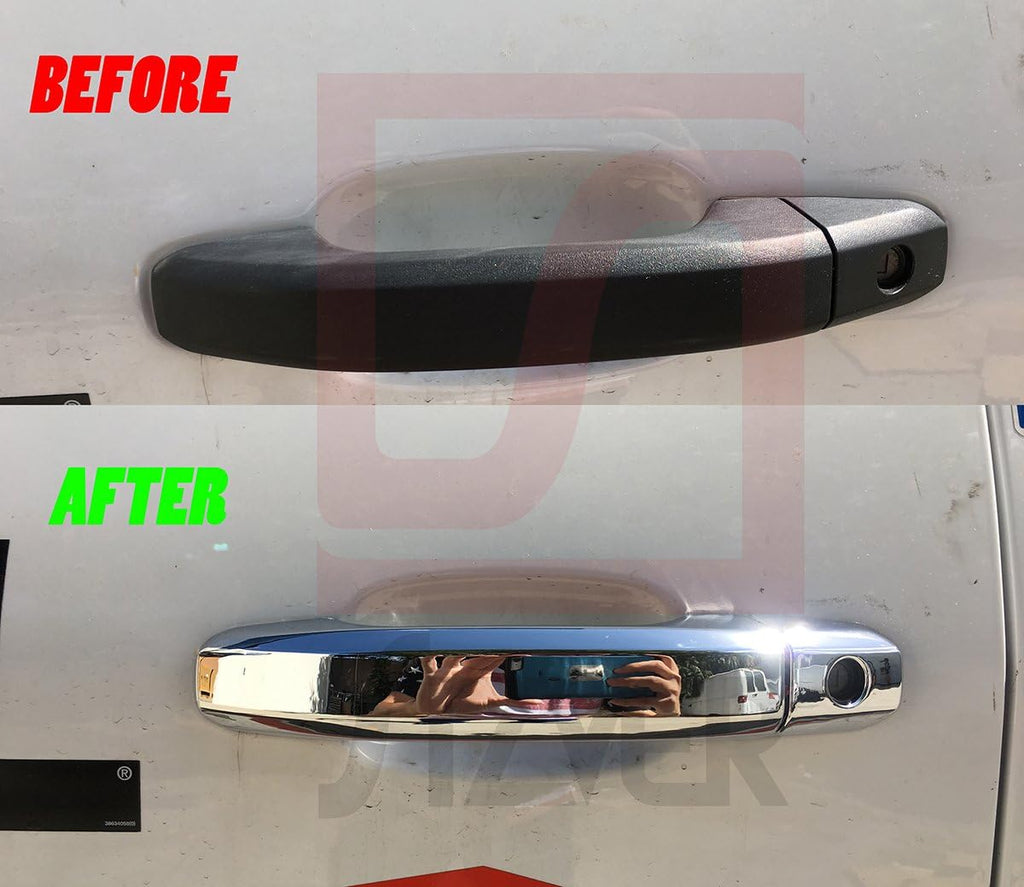 Chrome Tailgate Covers with Camera Hole R1471