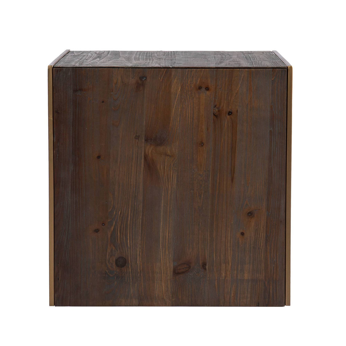 Set of 2 Reclaimed Wood Nested Accent Tables G557855