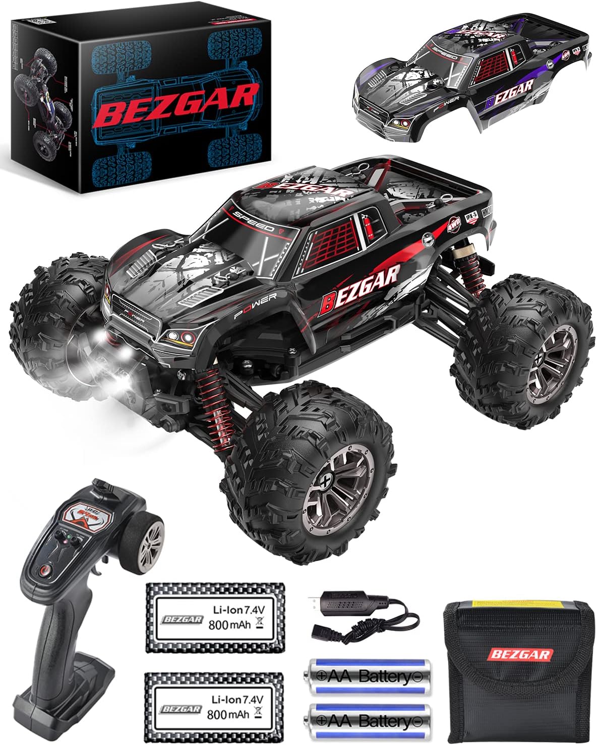 Remote Control Truck RC Monster Car R1908