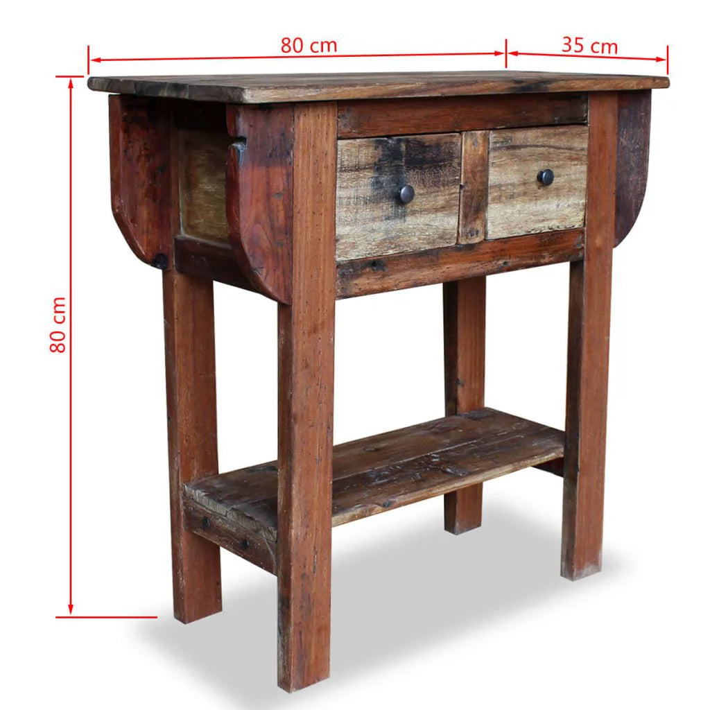 Solid Reclaimed Wood Console Table I10321