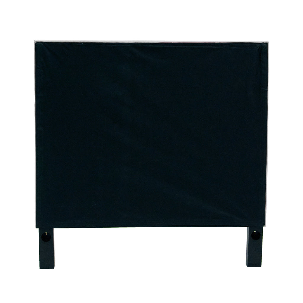 White Faux Leather Upholstered Twin Size Bed with Tufted Headboard J928100