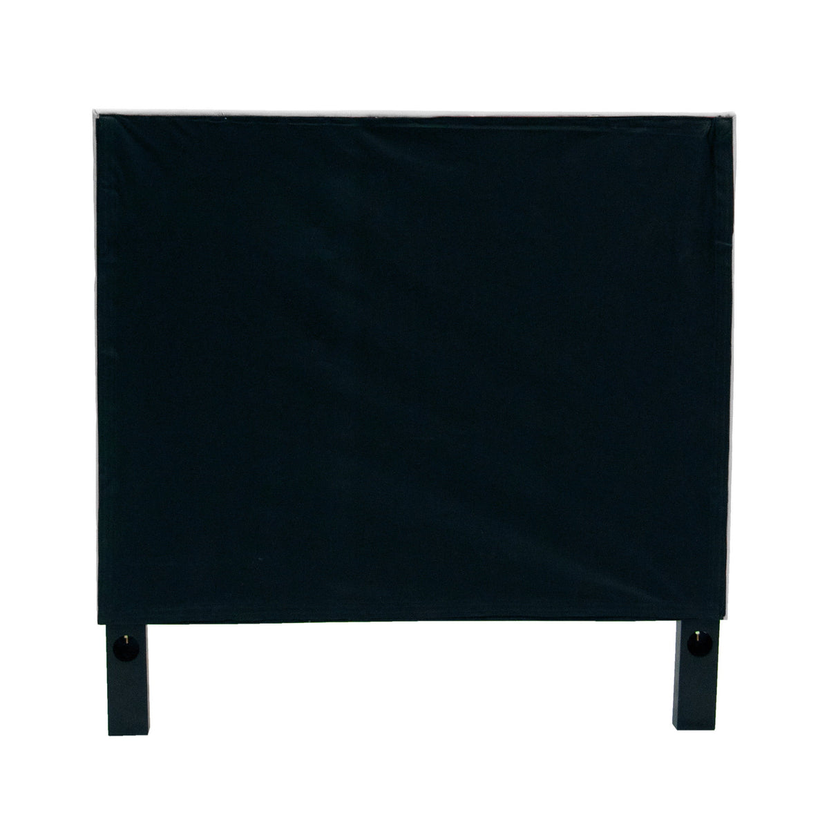 White Faux Leather Upholstered Twin Size Bed with Tufted Headboard J928100
