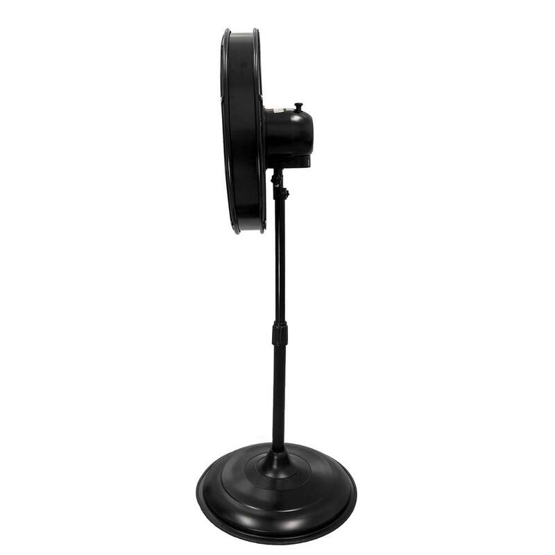 Black Oscillating Pedestal Fan L38344