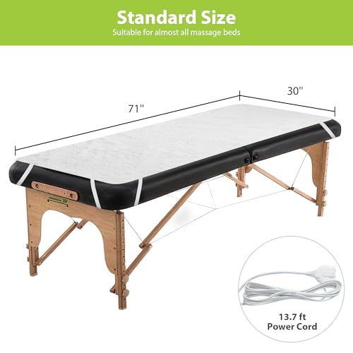Massage Table Warmer Heating Pad with Timer, 9 Heat Settings, 30" x 71" Y579