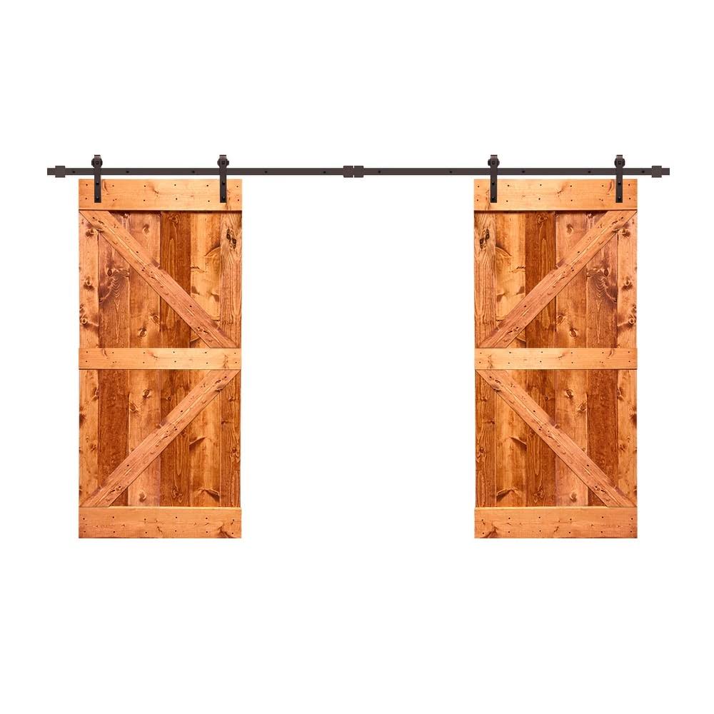 White 60 x 84 Barn Door with Hardware Kit U864