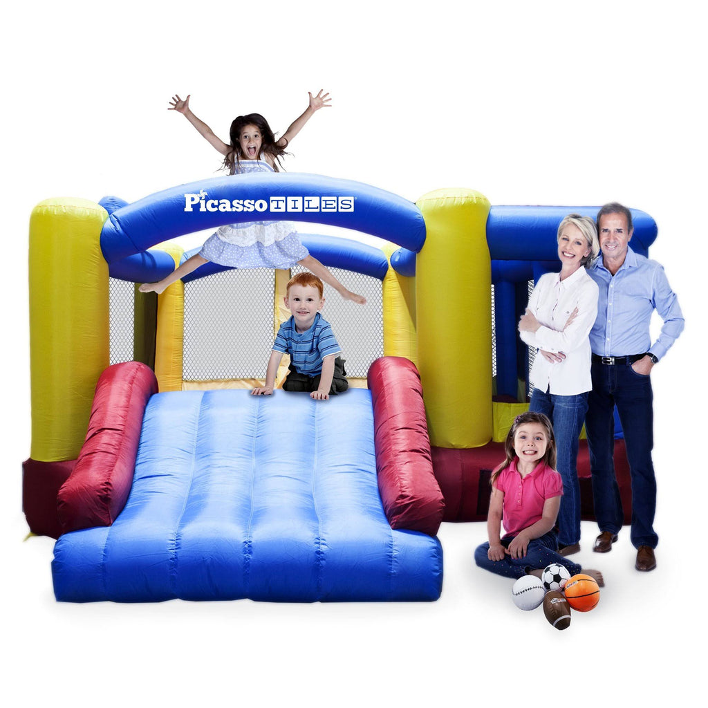 Inflatable Bouncer Jumping House with Slide H27082
