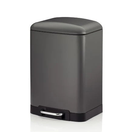 Grey 12L Pedal Bin V1218