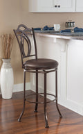Brown Metal Bar Stool W492578