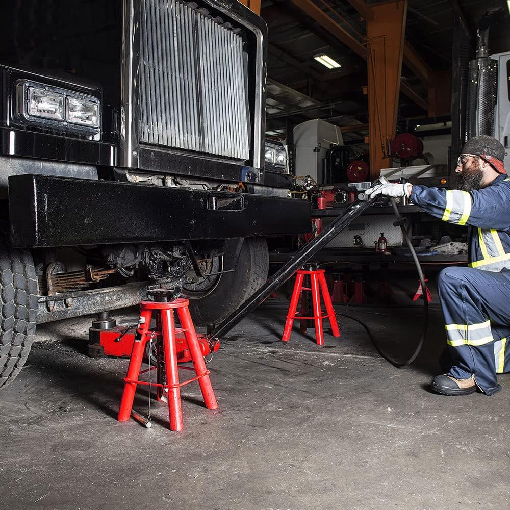 Heavy Duty 10 Ton Capacity Pin Type Jack Stand with Side Carry Handle D26328