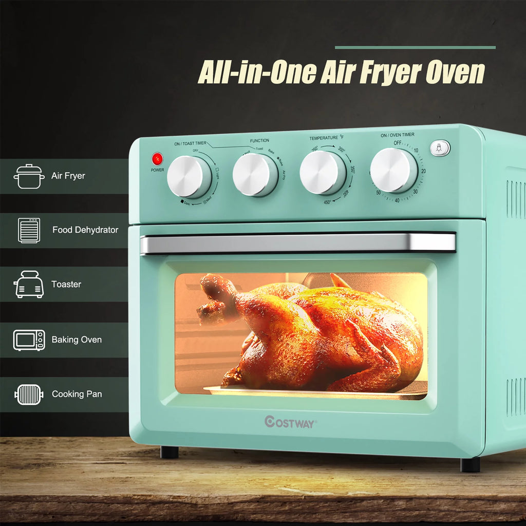 19 QT Air Fryer Toaster Oven with 5 Accessories X895918