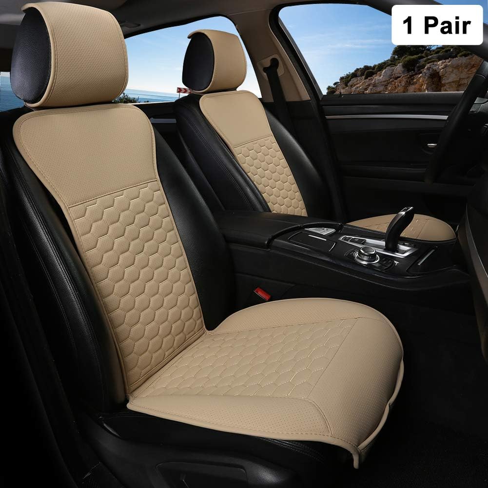 Grey PU Leather Front Car Seat Covers M205102