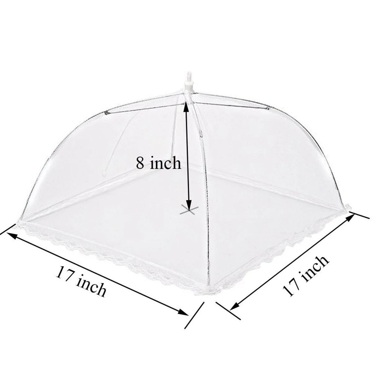 12 Pack 17x17 Pop-Up Mesh Food Covers D491