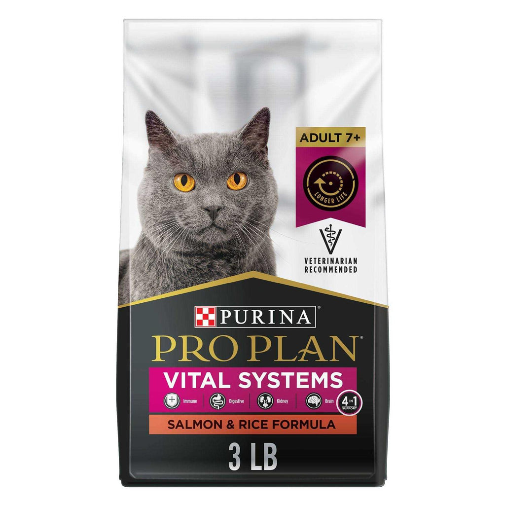 Salmon and Rice Senior Dry Cat Food J8948