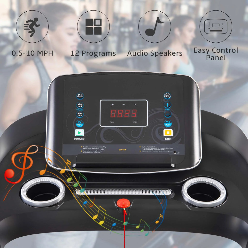2.5HP Folding Treadmill with Incline L616