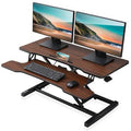 Brown Height Adjustable Standing Desk N23731