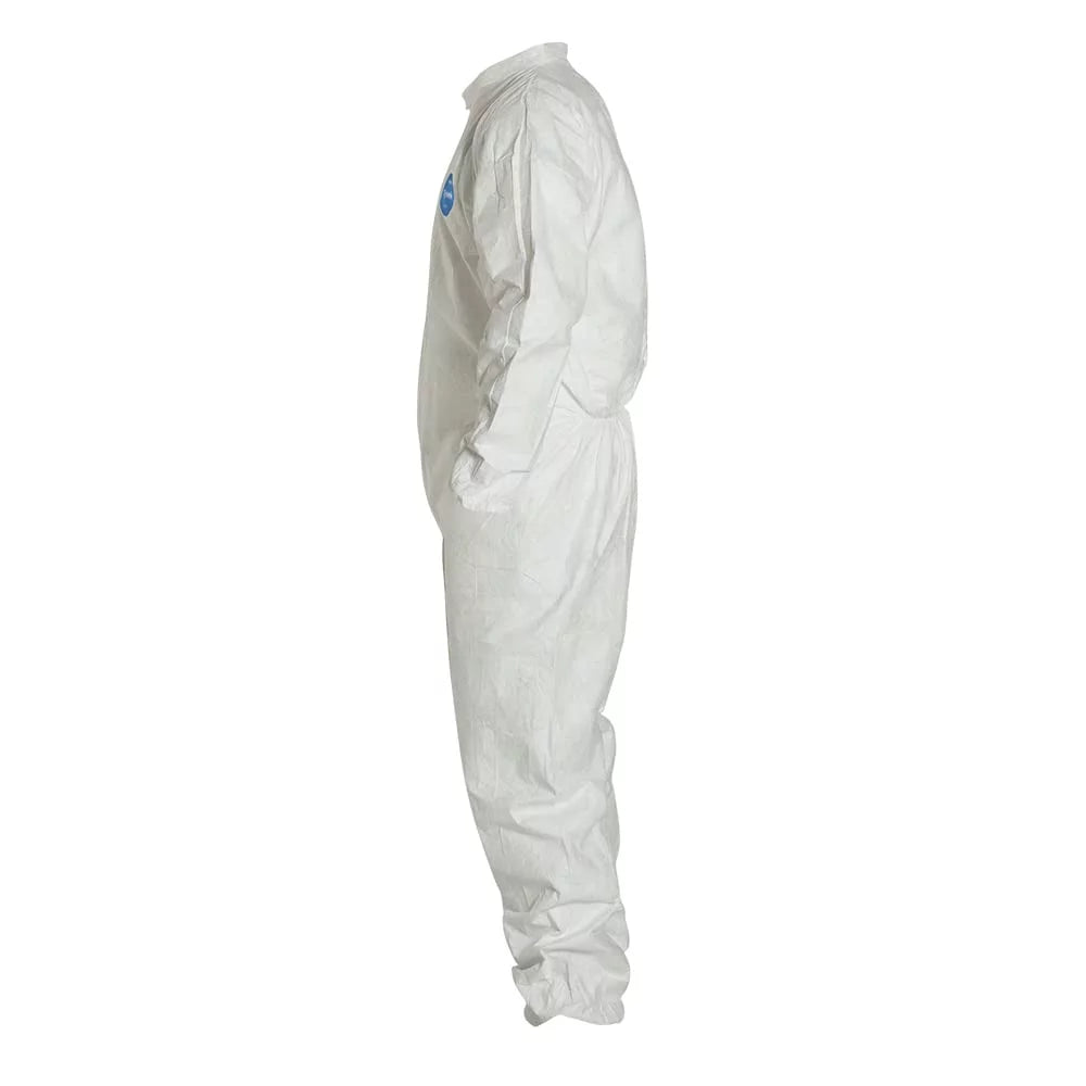 White Medium Coveralls with Elastic Wrists and Ankles C84658