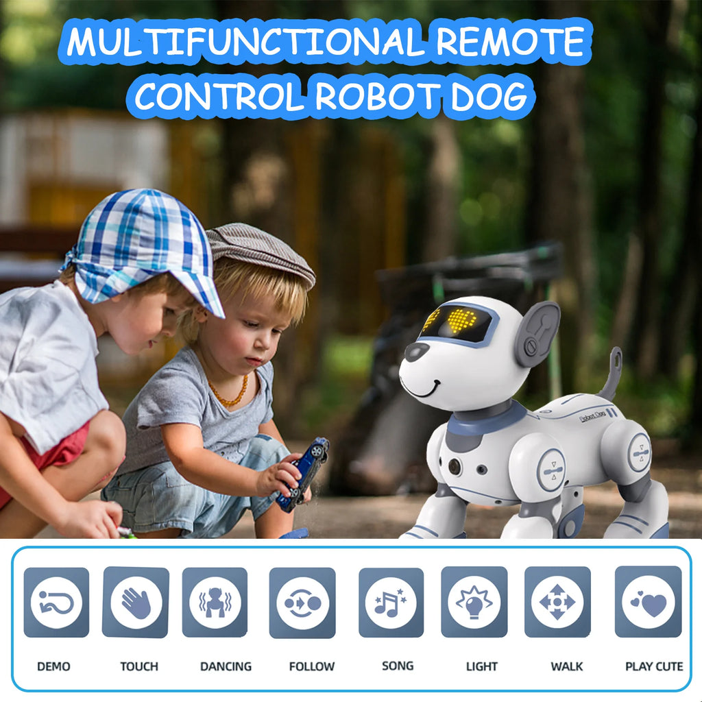 Robot Dog Toy with Interactive Touch Sensors V7491