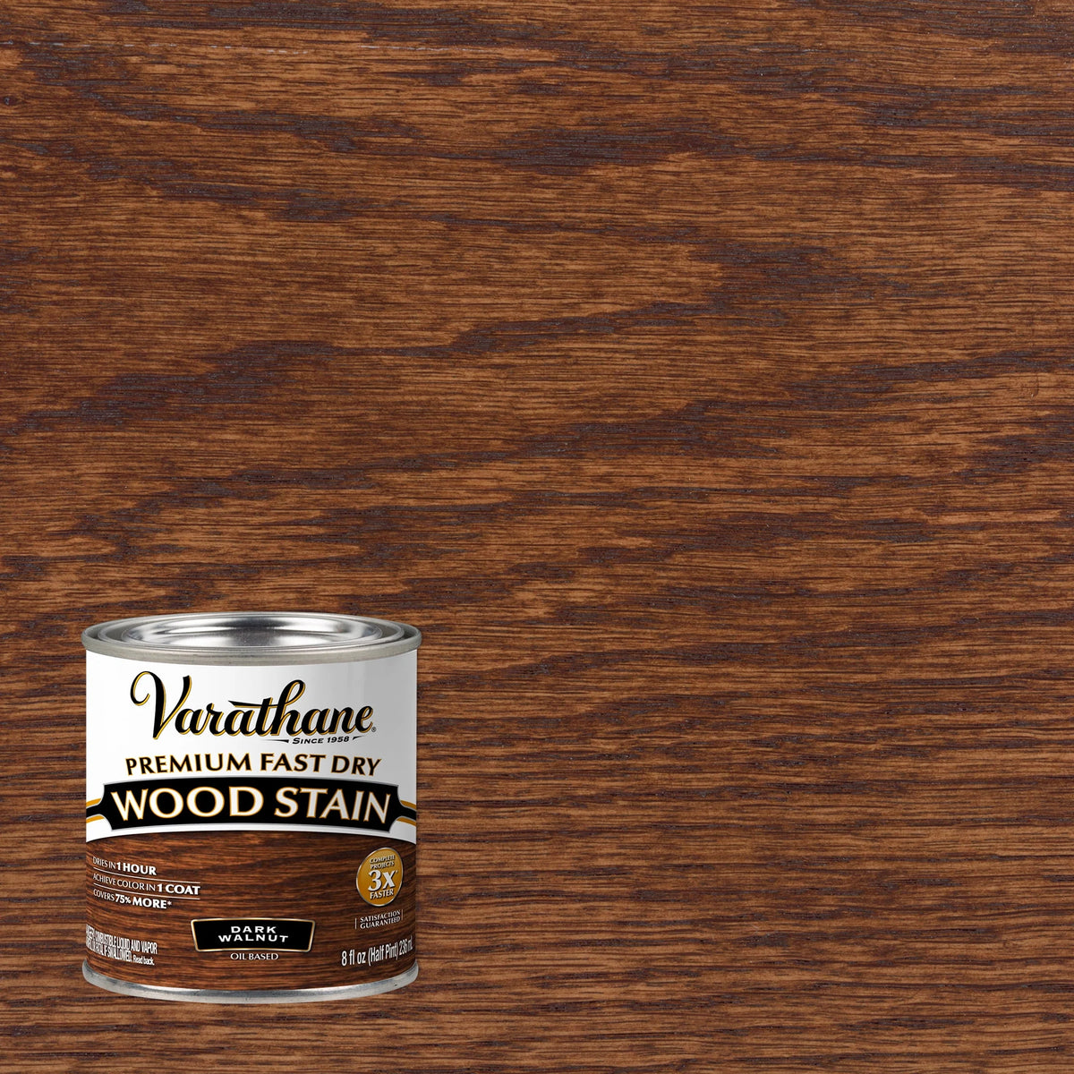 Dark Walnut Wood Stain Half Pint J540