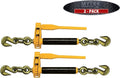 (2 Pack) 1/2 x 5/8 Ratchet Binder 18100 Lb WLL Chain Tow Heavy Equip Q8619