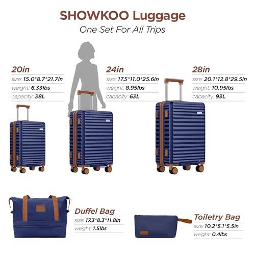 Hardside Expandable Luggage Set with Spinner Wheels J319
