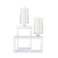 Clear Cubic Candle Holder S958713