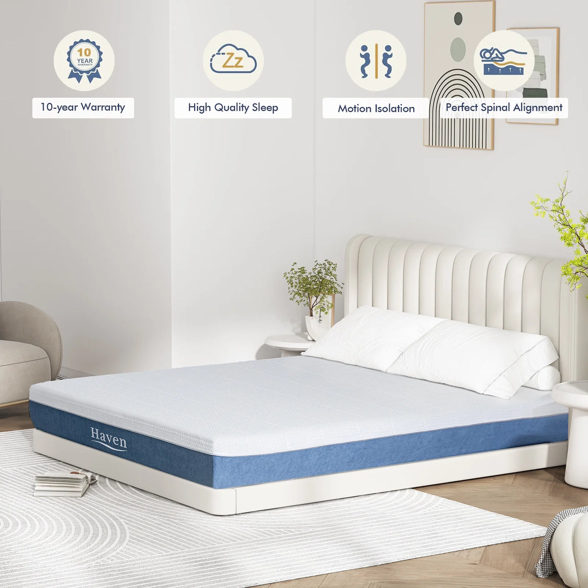 Twin 12 inch Memory Foam Mattress Q382