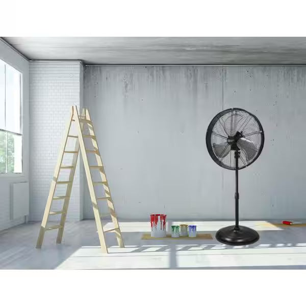 Black Oscillating Pedestal Fan L38344