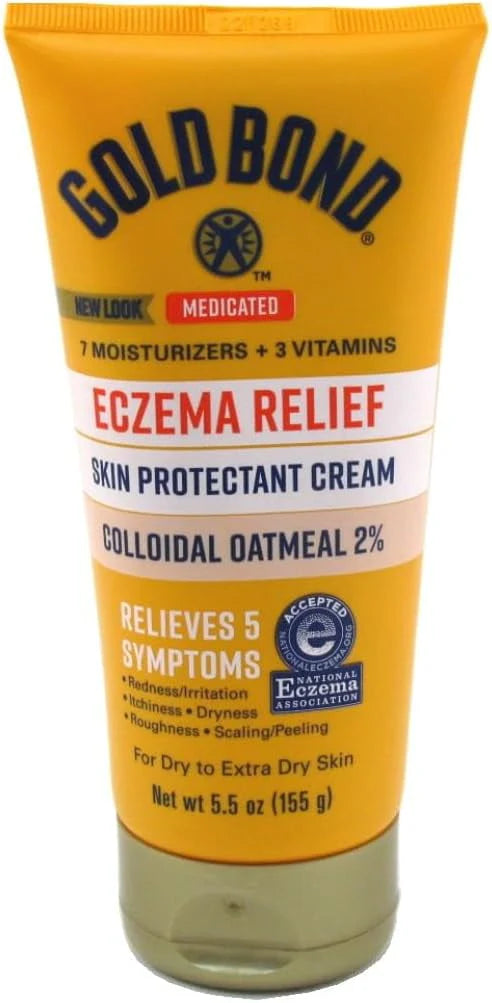 Medicated Eczema Relief Skin Protectant Cream, 5.5 oz F488