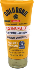 Medicated Eczema Relief Skin Protectant Cream, 5.5 oz F488