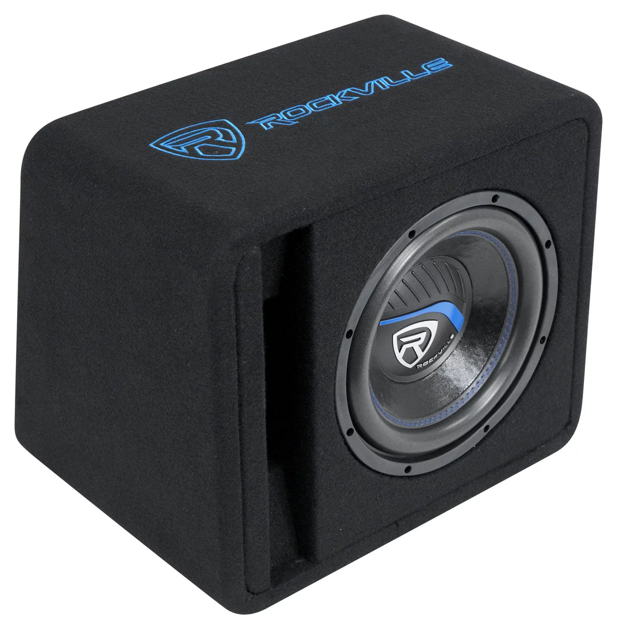 10" 1200w Car Subwoofer + Vented Sub Enclosure + Amp K39437