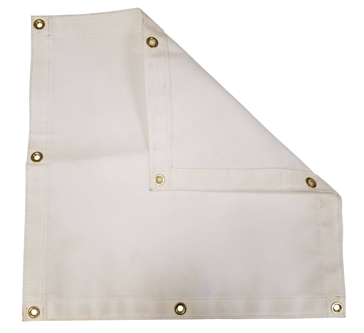 White Polyester Canvas Tarp A7173