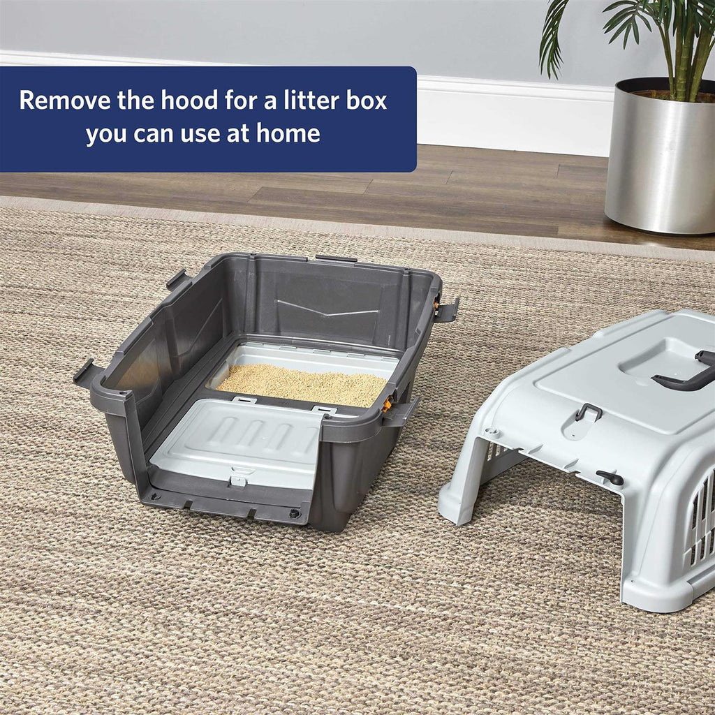 24” Plastic Cat Carrier with Litter Pan W575185