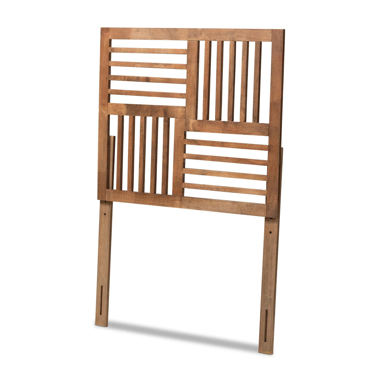 Ash Walnut Finished Wood Headboard Twin O3419