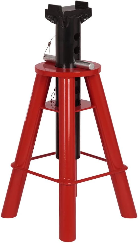 Heavy Duty 10 Ton Capacity Pin Type Jack Stand with Side Carry Handle D26328