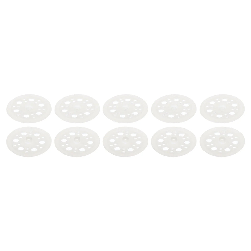 46mm Polypropylene Flat Plastic Washers White 400 Pack R7135