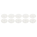 46mm Polypropylene Flat Plastic Washers White 400 Pack R7135