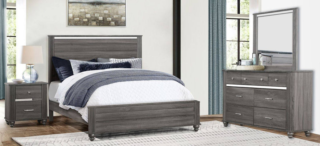 Gray Panel Bed N476967