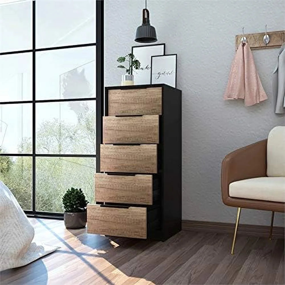 5 Drawer Wood Dresser U2579