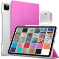 Pink Slim Lightweight Protective PC Dual Angle Stand Cover for iPad Pro 12.9 Inch I400171