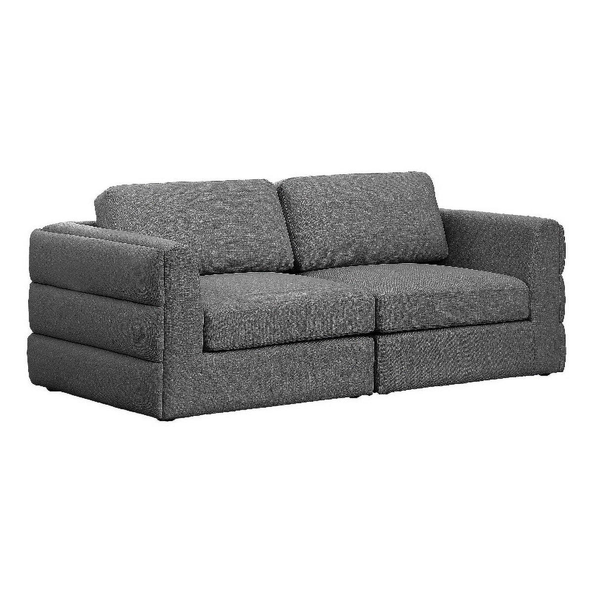 Grey Linen Modular Sofa J521