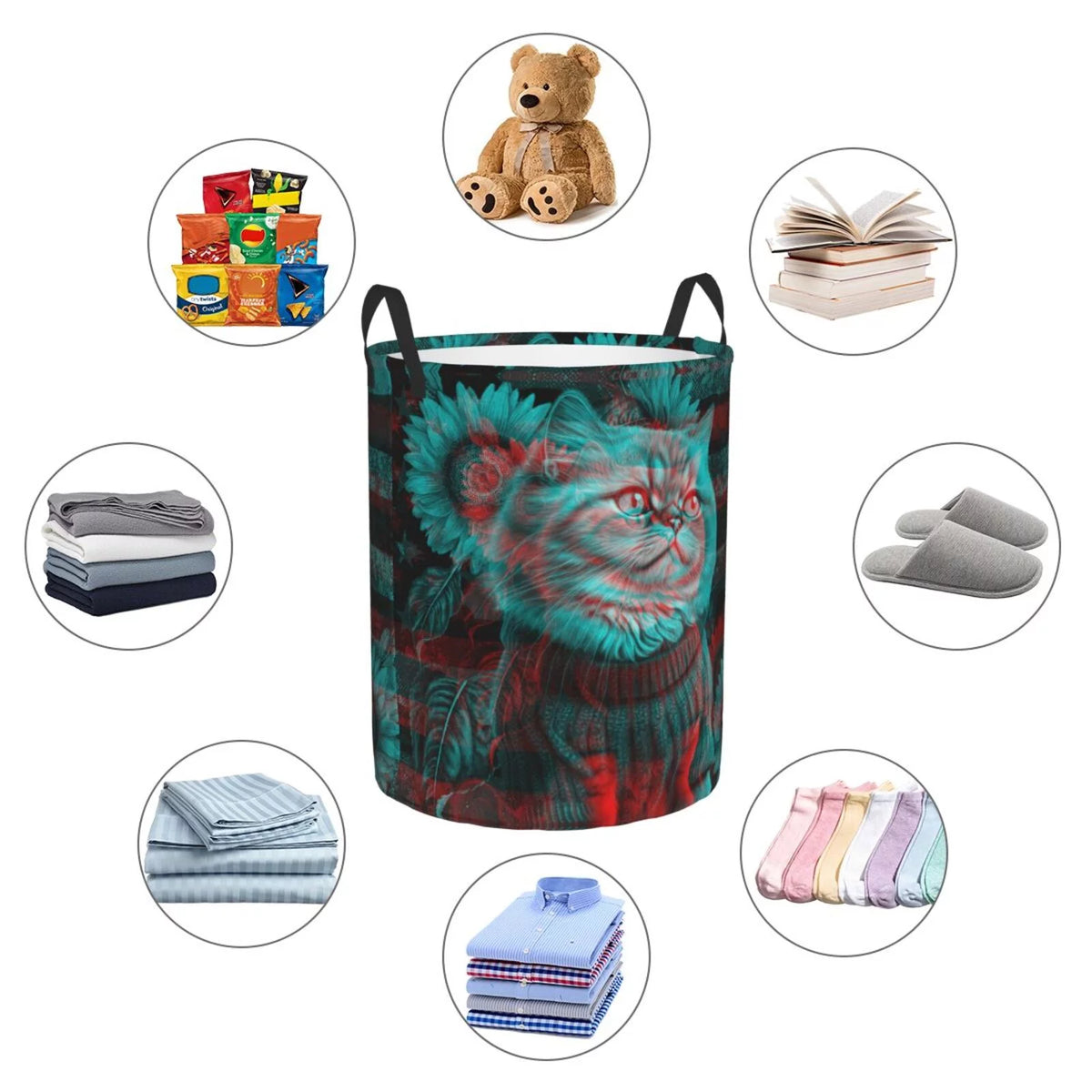Collapsible 62L Laundry Basket S22278