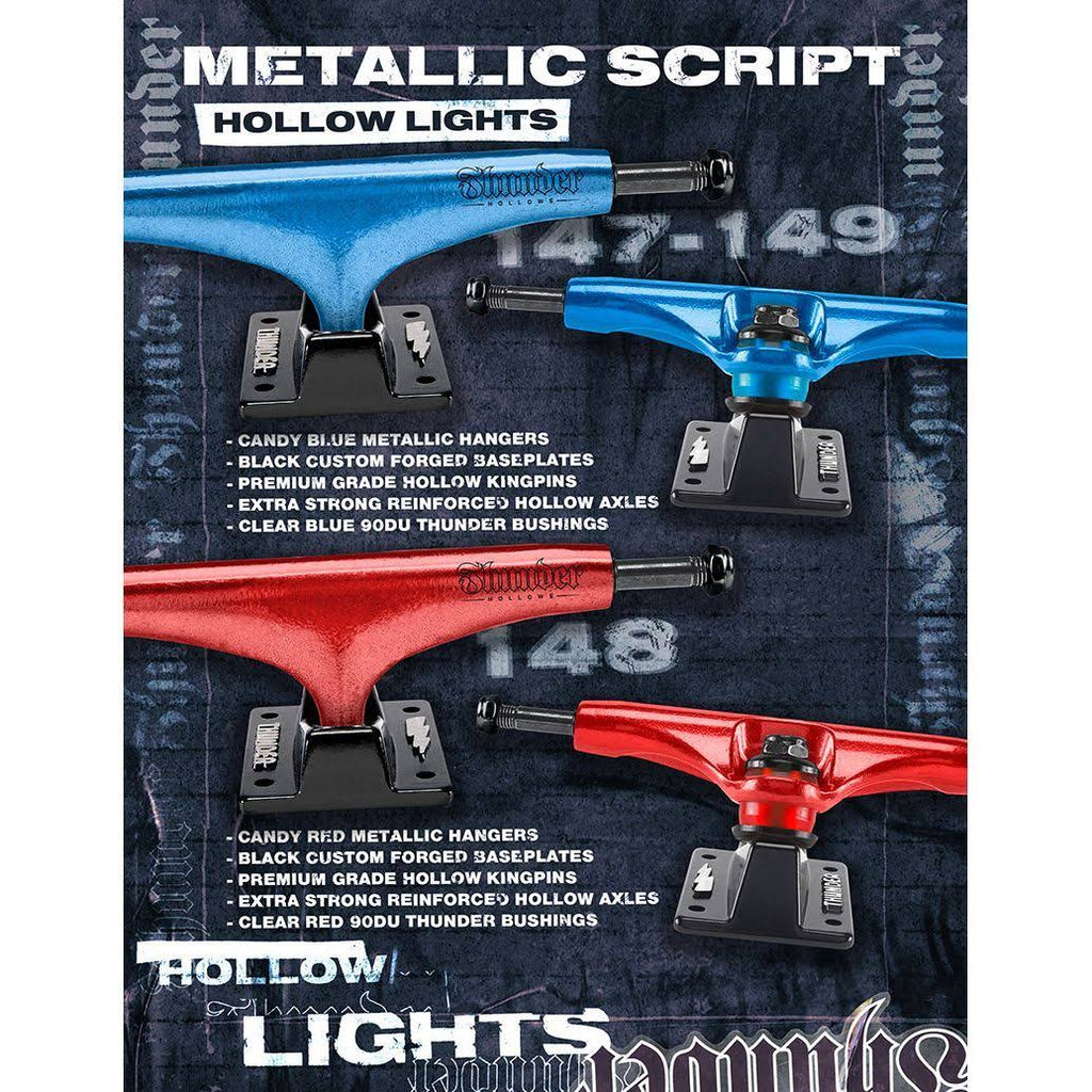 Metallic Script Hollow Lights - 147 / Blue U924