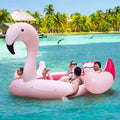 6 People Inflatable Floating Island with 6 Cup Holders D517320