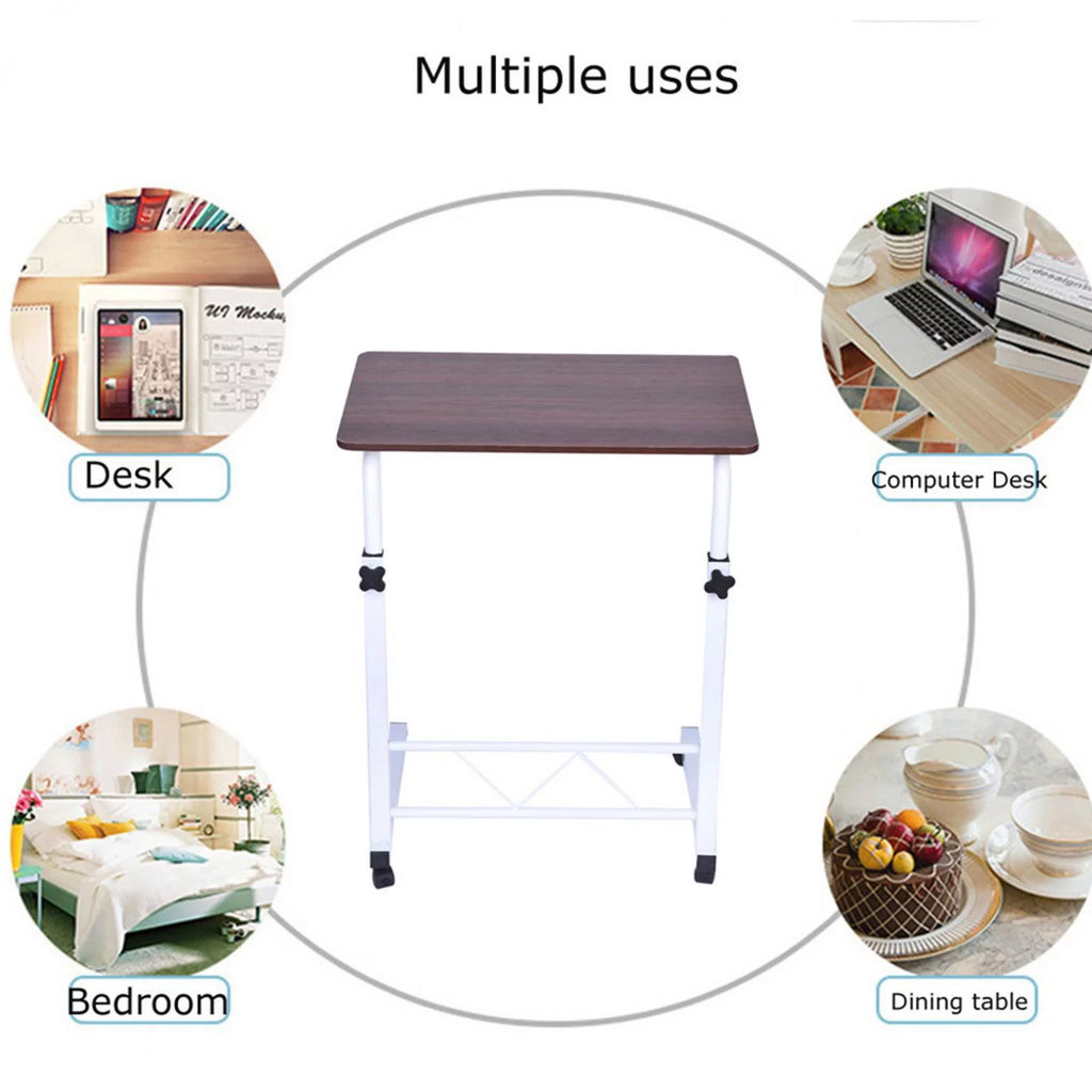 Height Adjustable Mobile Desk with Wheels T303134