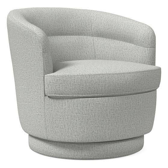 Pearl Gray Swivel Chair X322