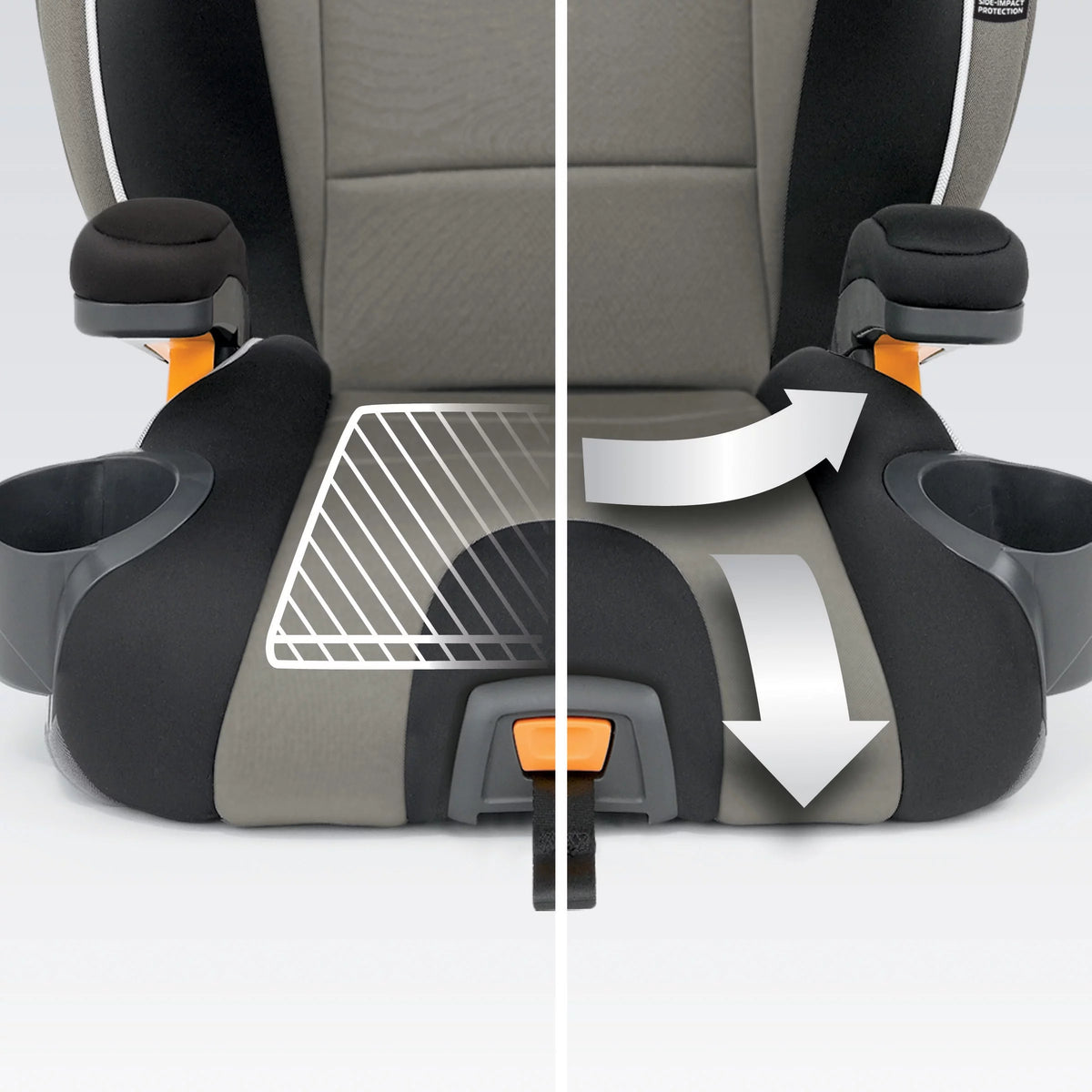 2-in-1 Belt Positioning Booster Car Seat K17923